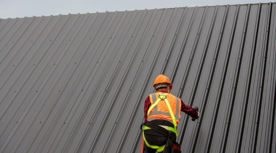 Professional metal roof installation services in Versailles, NY